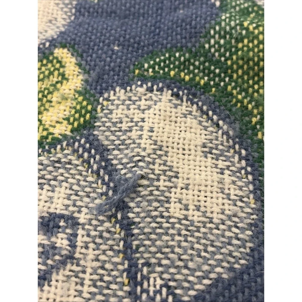Snowman Christmas Holiday Tapestry Throw Blanket Snow Trumpet Pine Tree 48